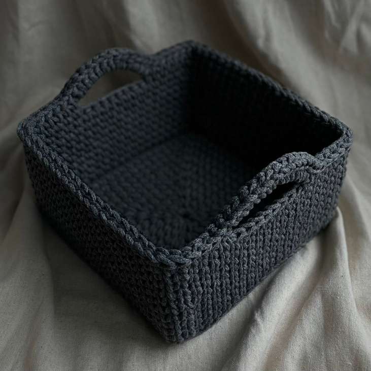 Корзинка для хранения с ручками