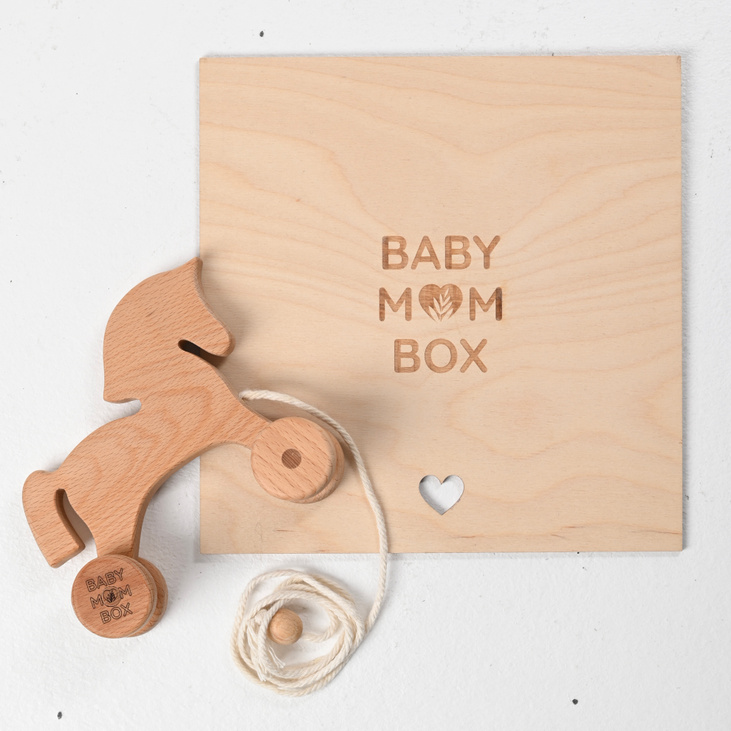 Каталка-лошадка из бука