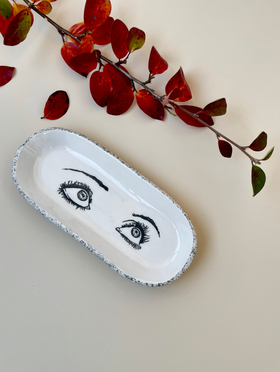 Блюдо керамическое "Вера Холодная"