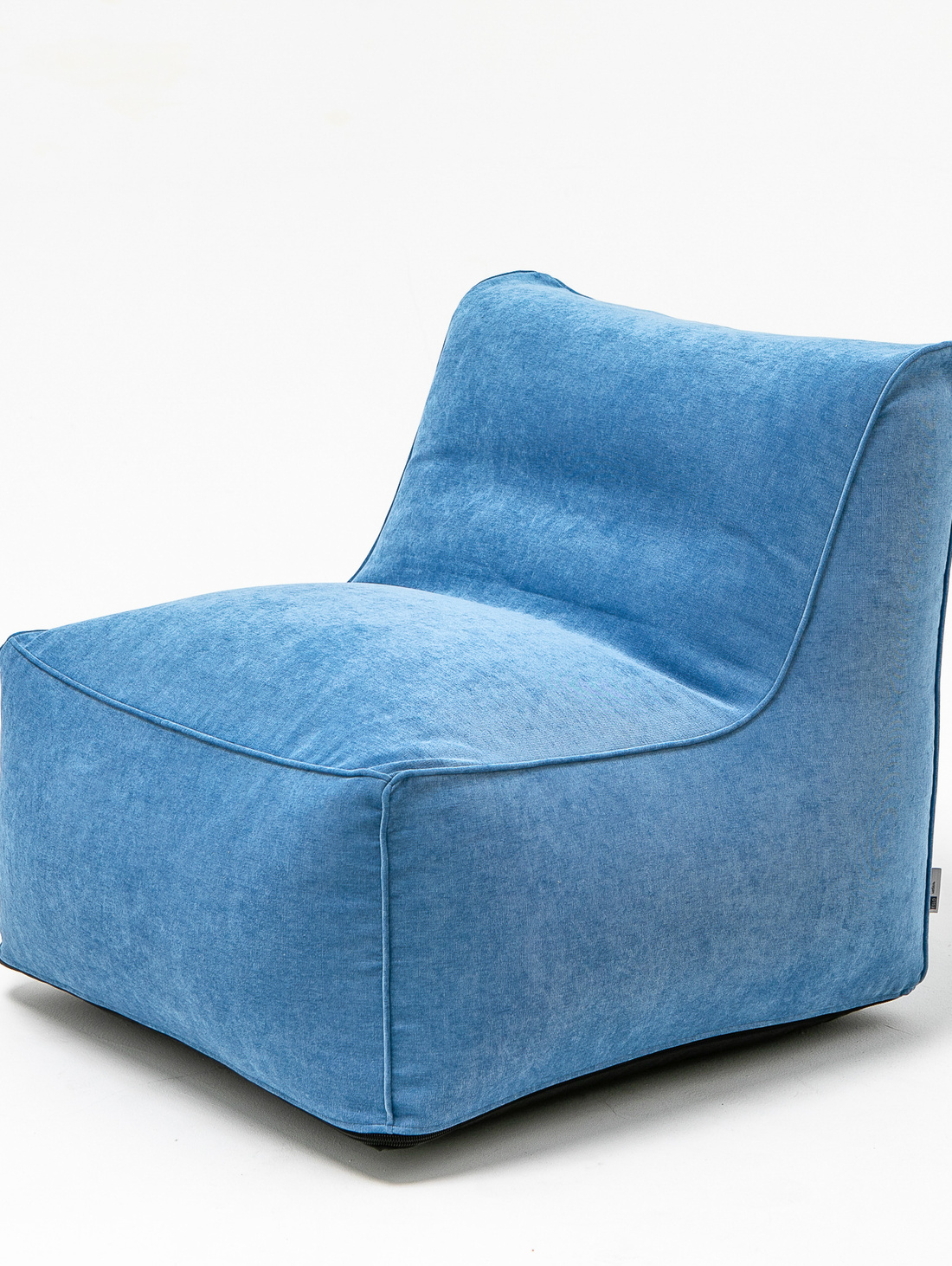 Детское модульное кресло (70х70 см) синий цвет - фотография товара