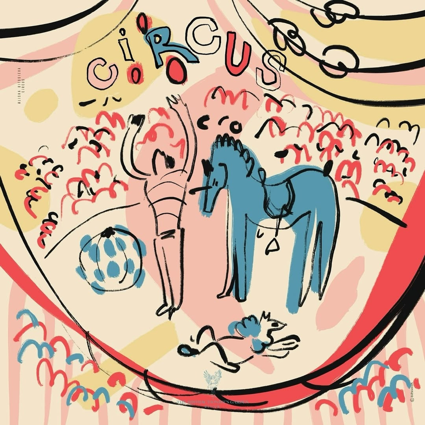 Платок «Цирк» - фотография товара