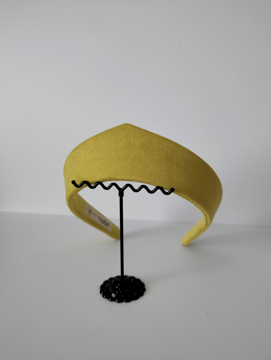 Ободок-кокошник "Желтый" - фотография товара