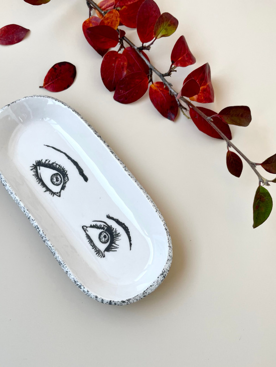 Блюдо керамическое "Вера Холодная"