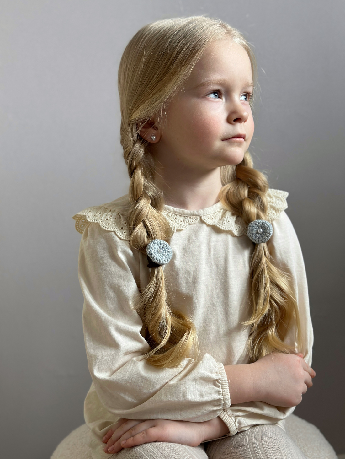 Резинки "Кораллы" вязаные 2 шт. - фотография товара