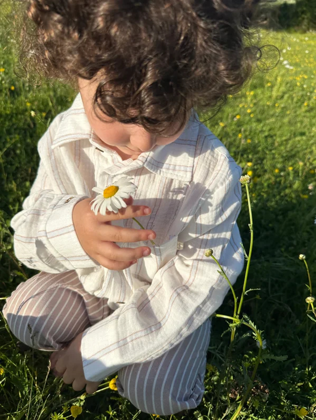 Муслиновая рубашка для мальчика - фотография товара