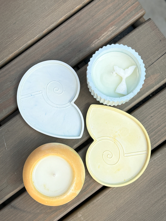 Поднос в виде ракушки