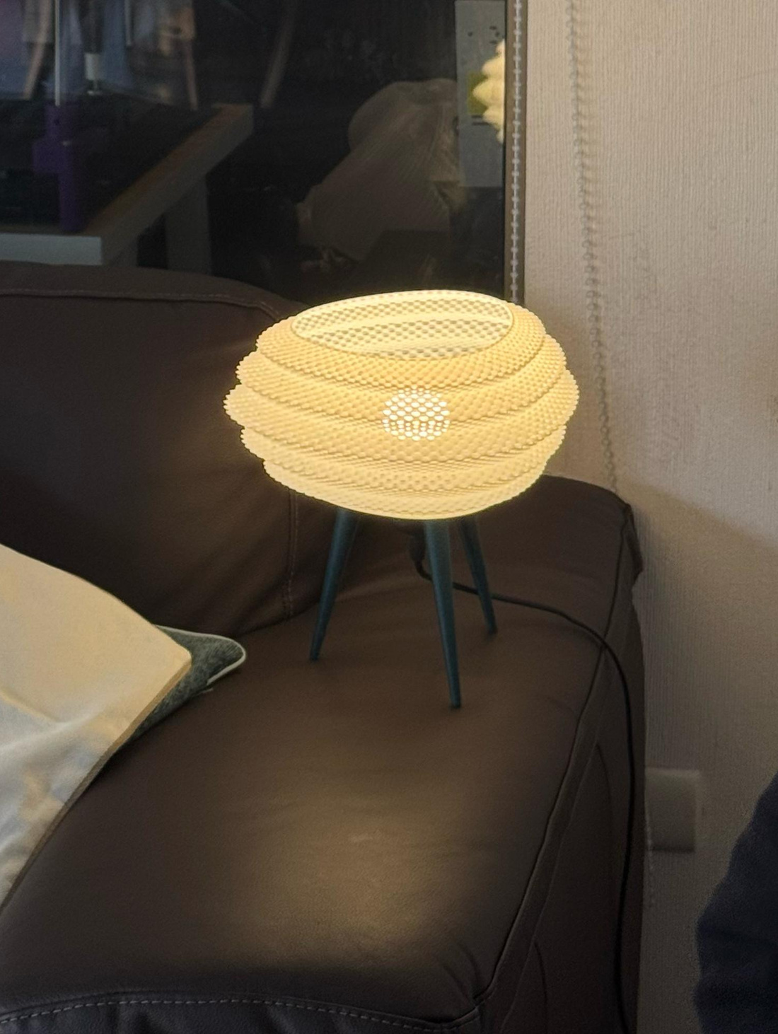 Лампа настольная "Italy mesh" - фотография товара