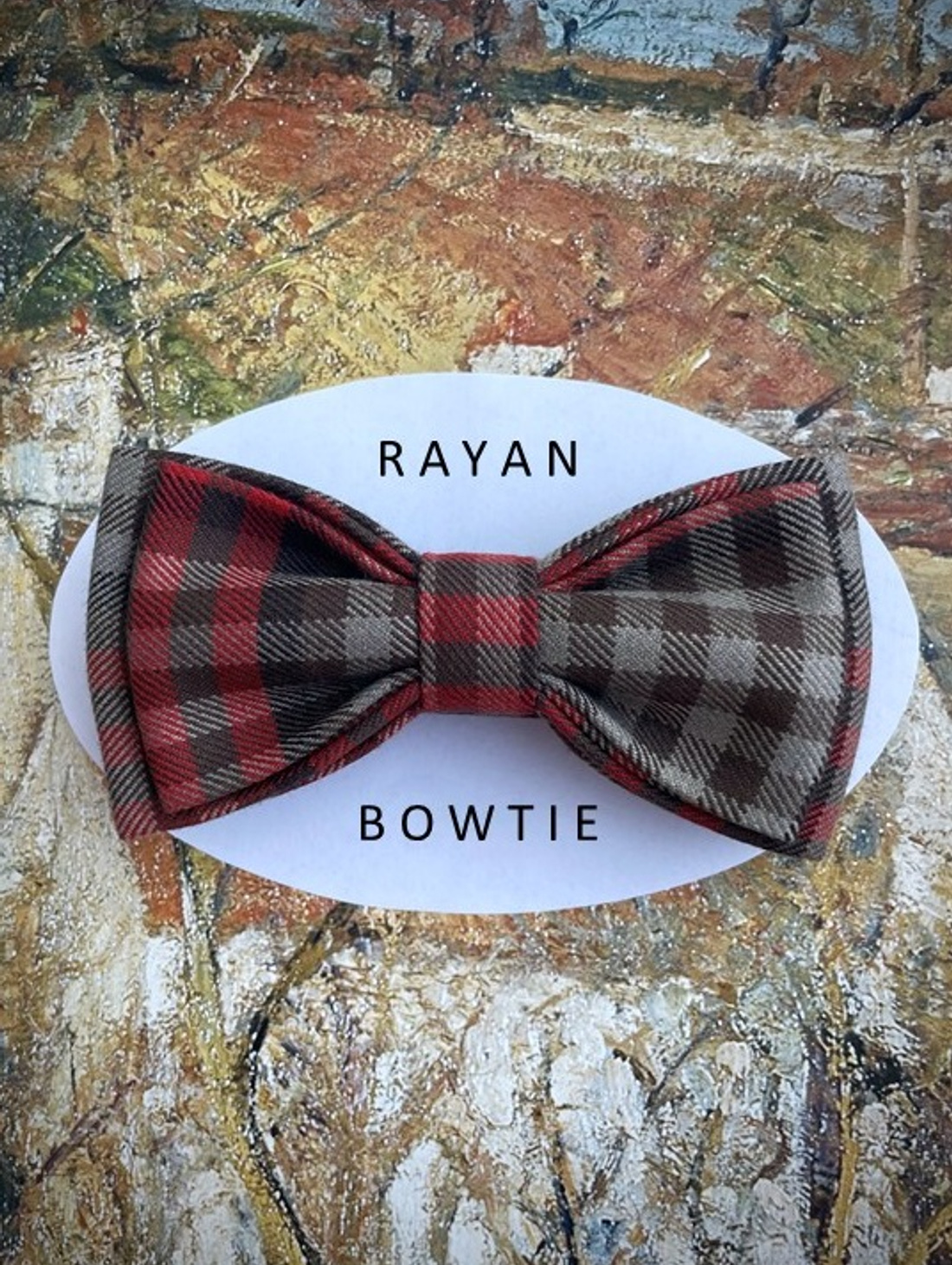 Галстук бабочка RAYAN "Английская Осень" - фотография товара