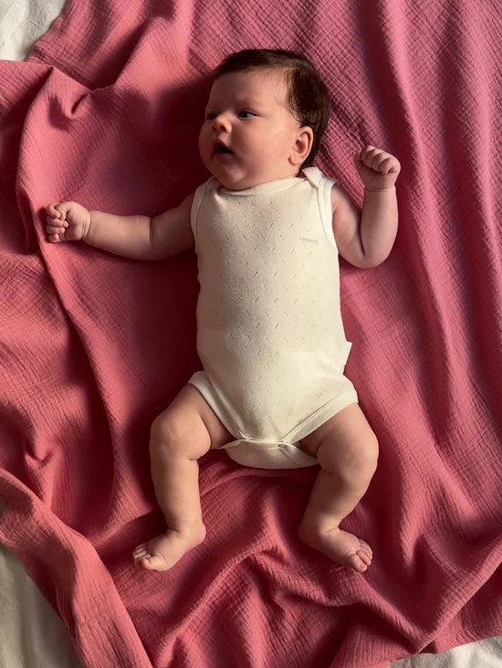 Муслиновая пеленка "Ягодный"