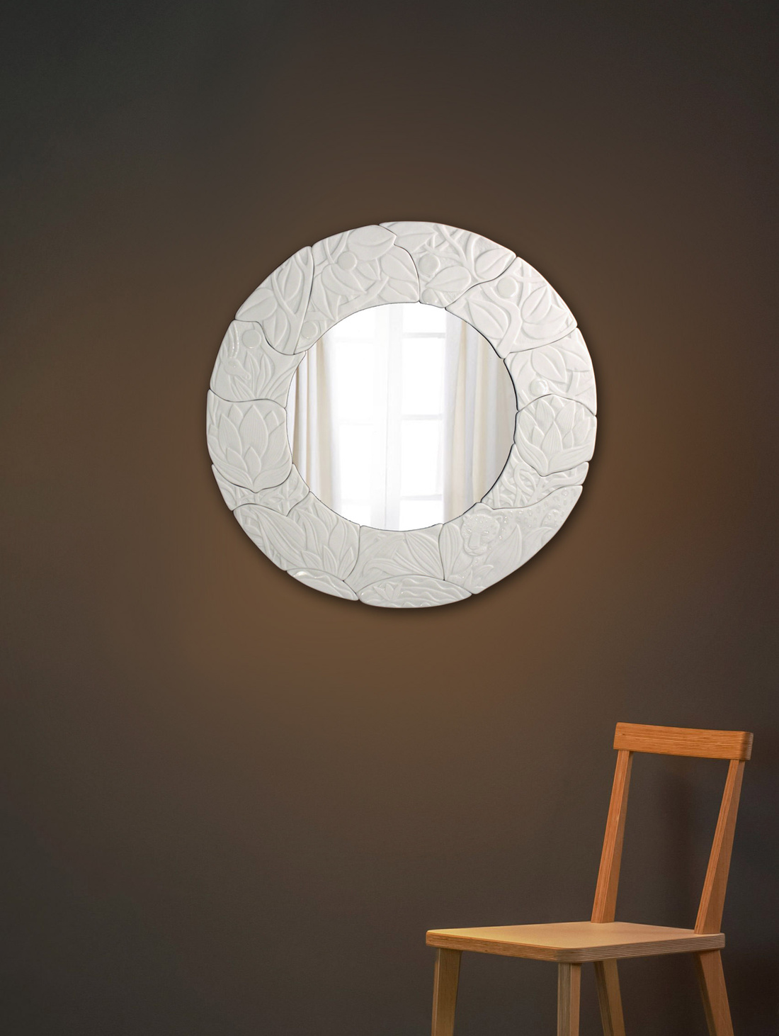 Настенное зеркало "Leopard" - фотография товара