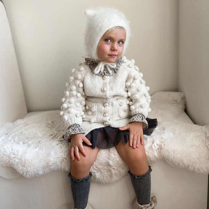 Шапка детская вязаная