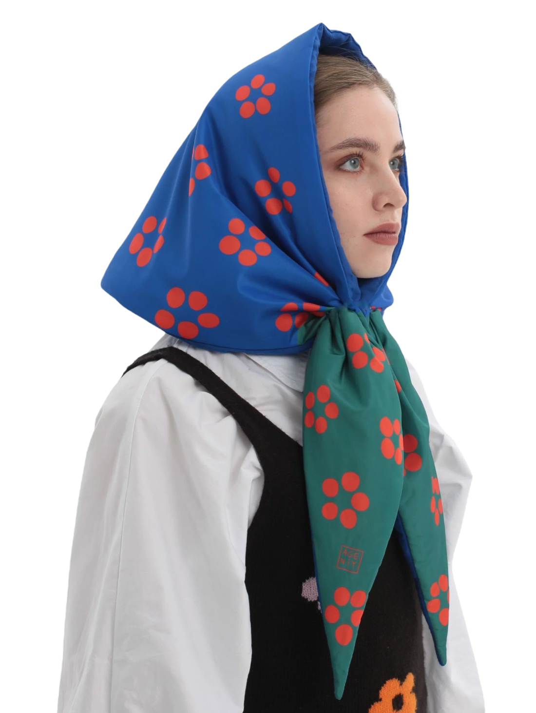 Косынка "Танец. Вид сверху" - фотография товара