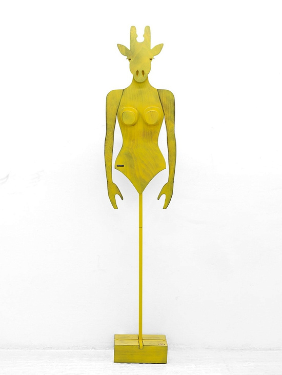 Арт-вешалка "Крошка" голова Жираф