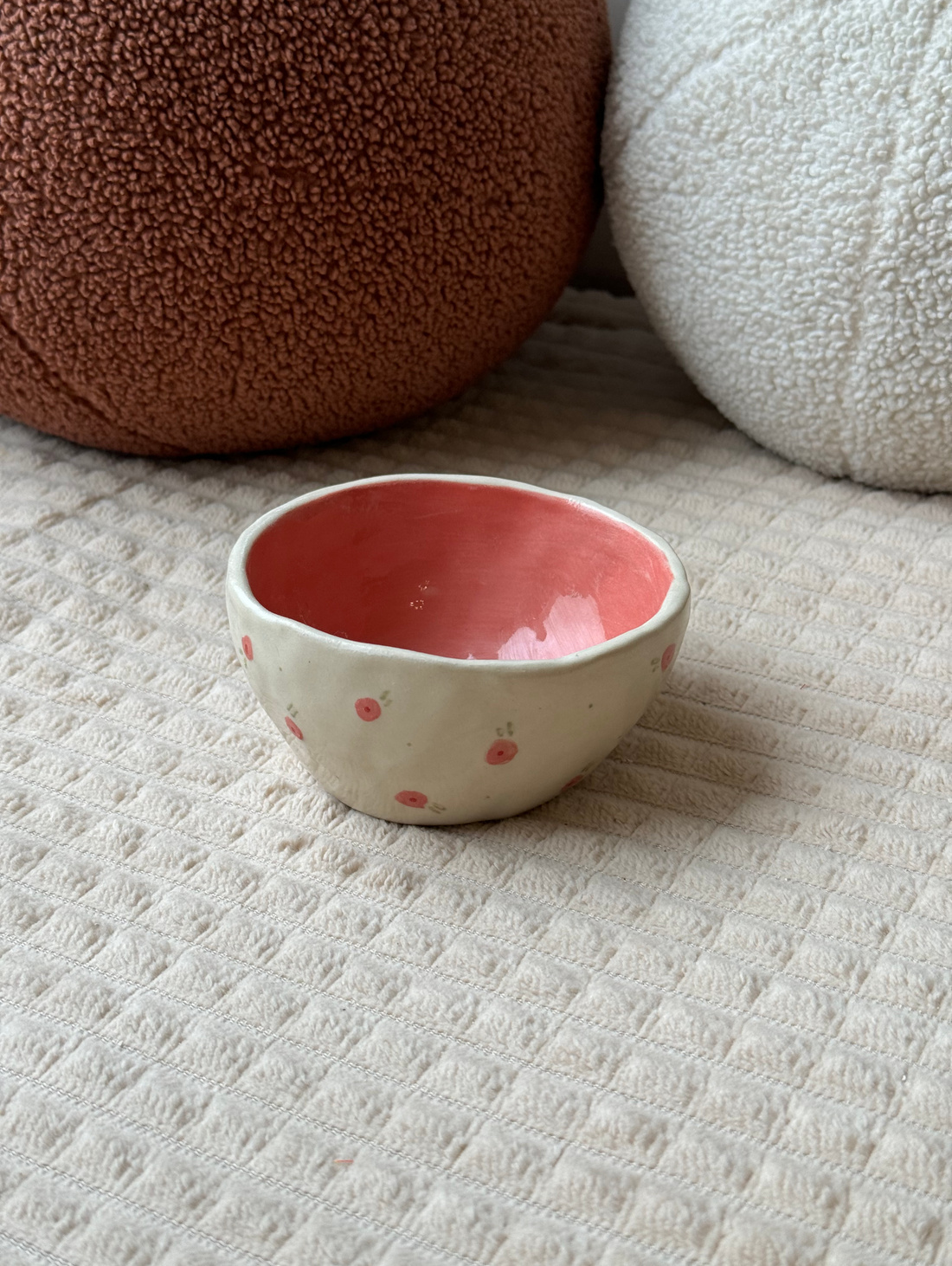 Пиала "Розовые цветы" - фотография товара