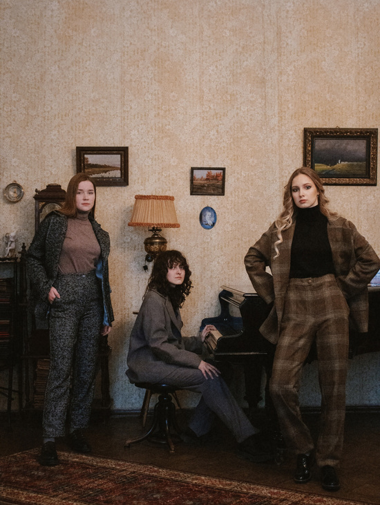 Брюки «Гольф» в ёлочку
