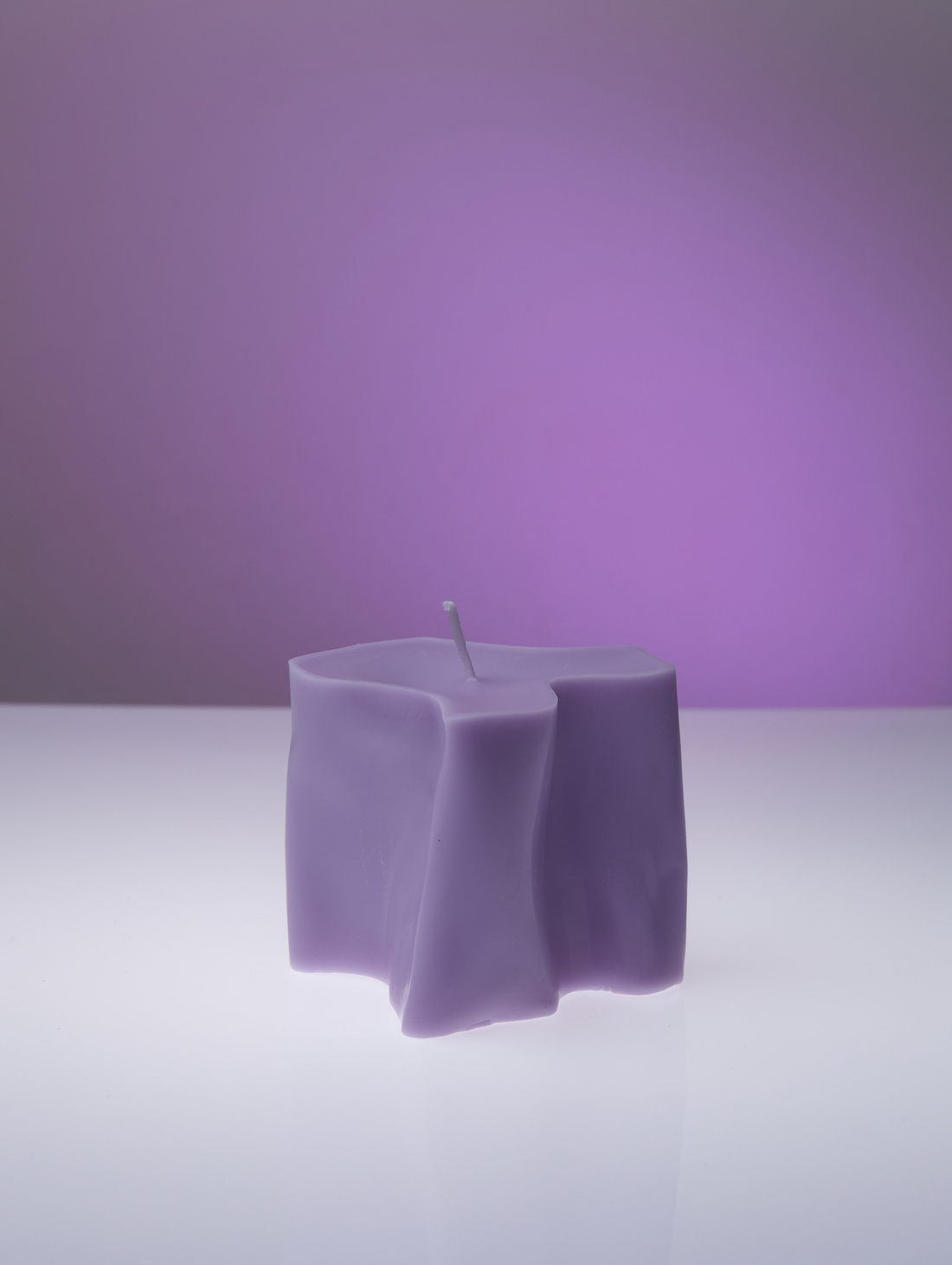 Аромасвеча "Wax Itself" Фиолетовый/Бергамот - фотография товара