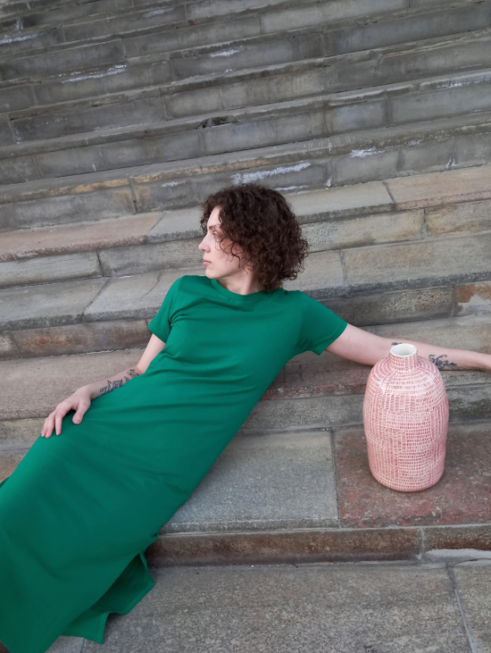 Ваза №1 Красный и белый