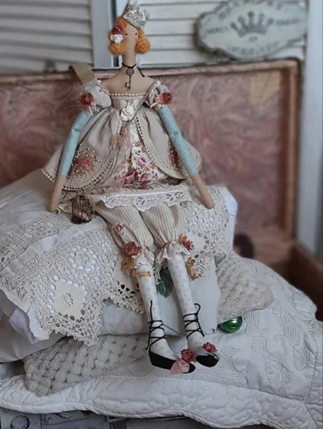 Интерьерная кукла "Принцесса" - фотография товара