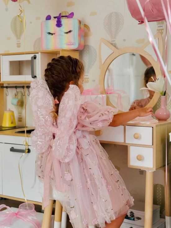 Набор цветочной феи: крылышки и волшебная палочка