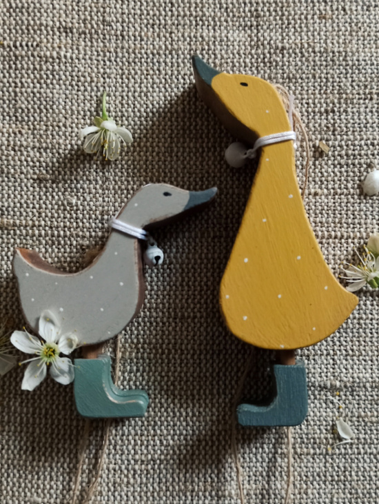 Елочная игрушка "Уточка малая"