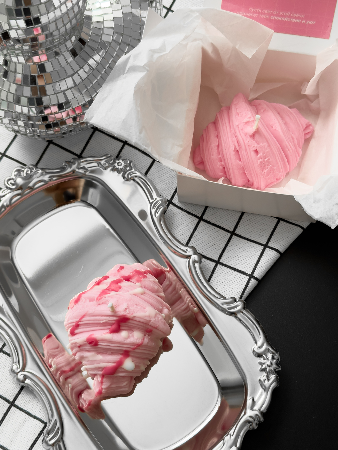 Свеча "Круассан" - фотография товара