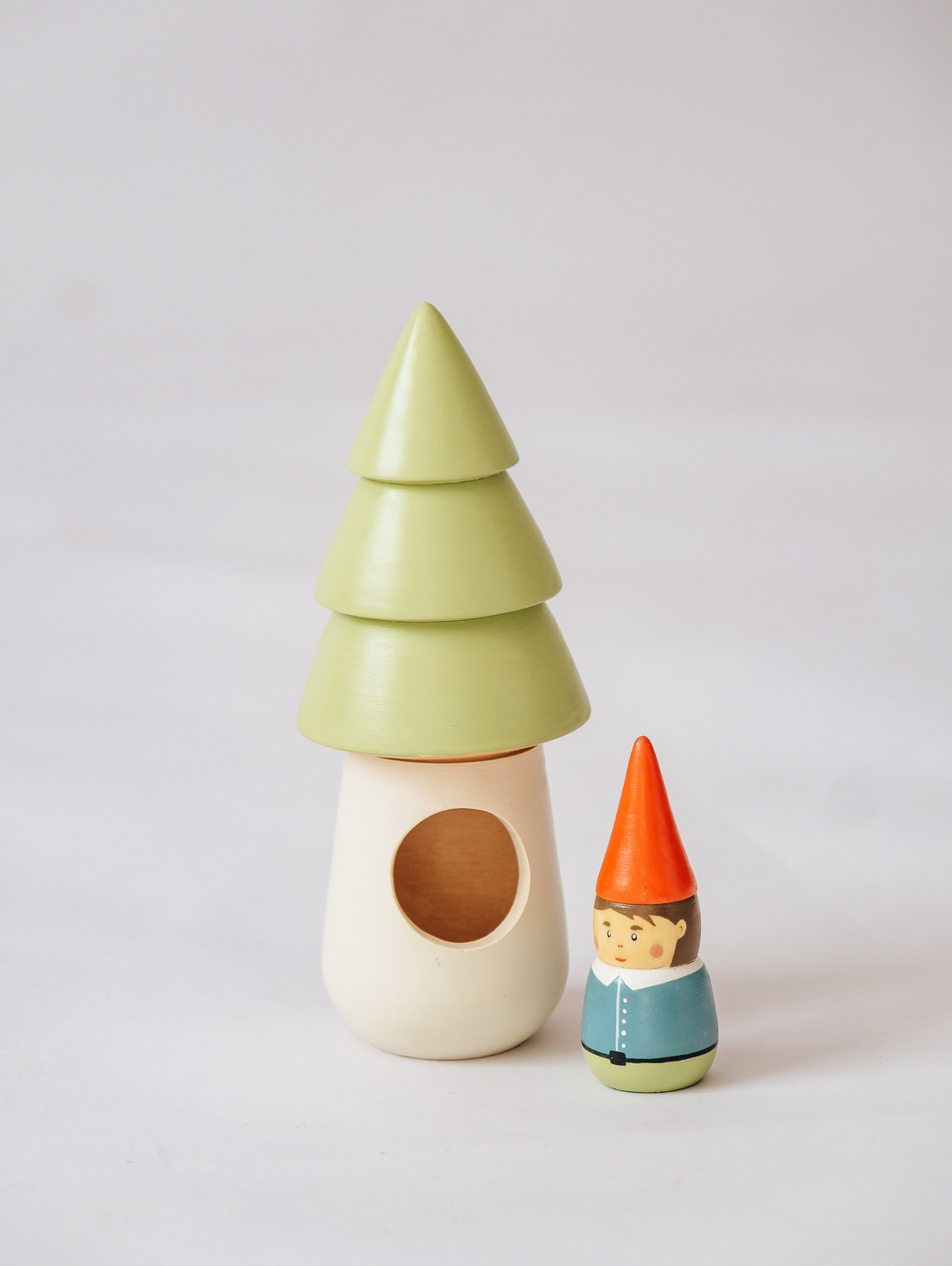 Игровой набор "Дерево и гном" - фотография товара