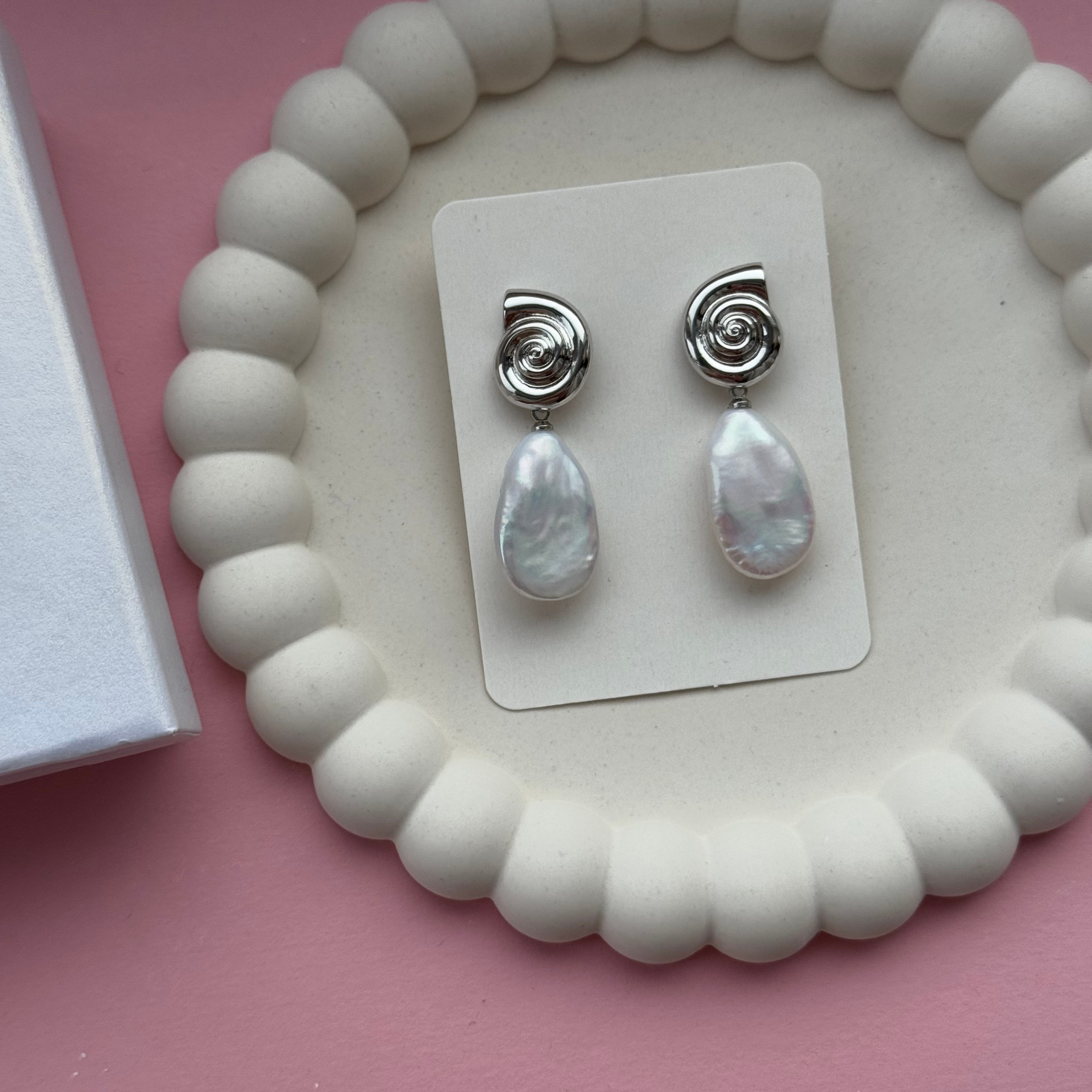 Серьги барочные - фотография товара