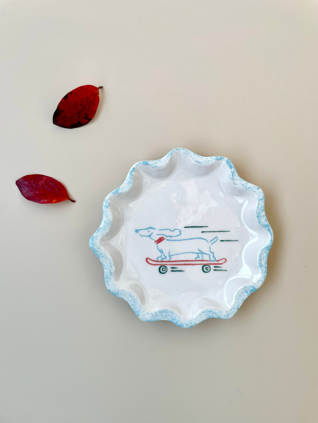 Блюдце для колец «Дерзкий скейтер» - фотография товара