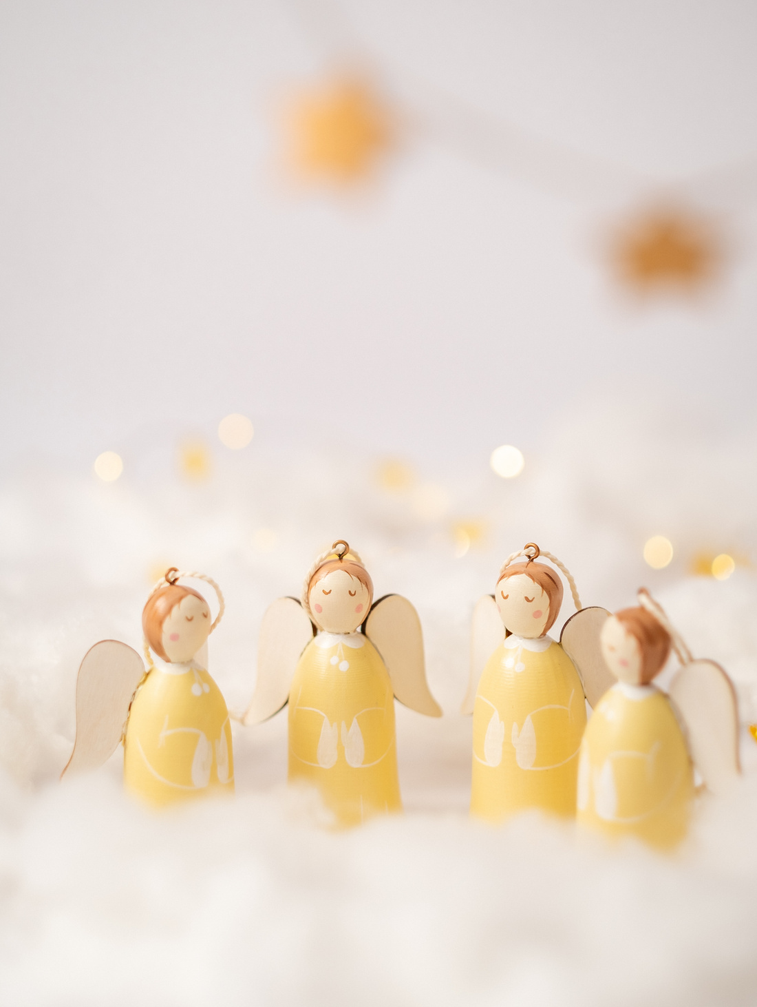 Деревянная фигурка "Ангел" малый - фотография товара