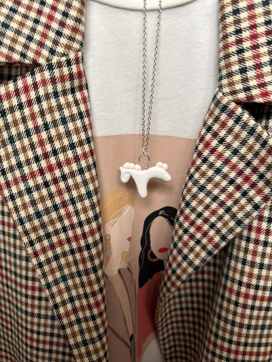 Ожерелье-колье с подвеской "Лошадка"