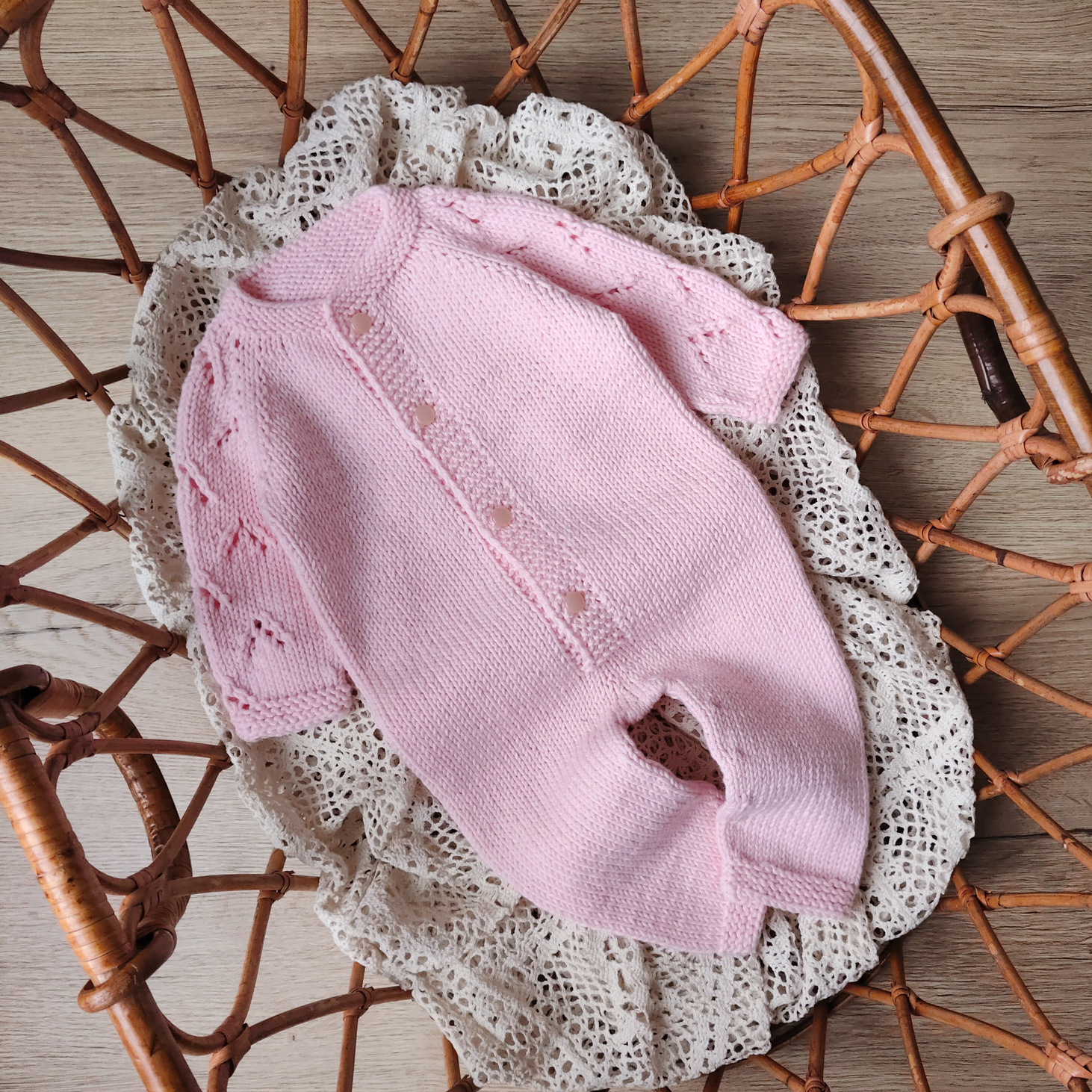 Комбинезон для новорожденной девочки - фотография товара