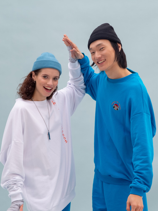 Свитшот SWEATSHIRT LONG SLEEVE NAME WHITE