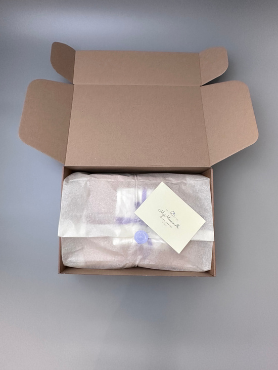 Плед «Лунный совенок» Пудра 110х120см