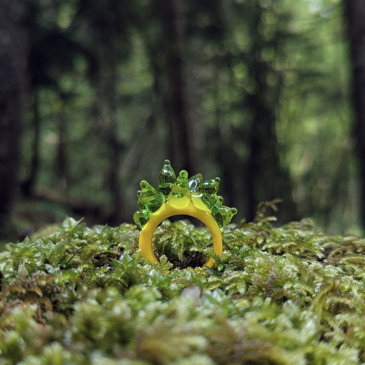 Кольцо ROZHKI moss