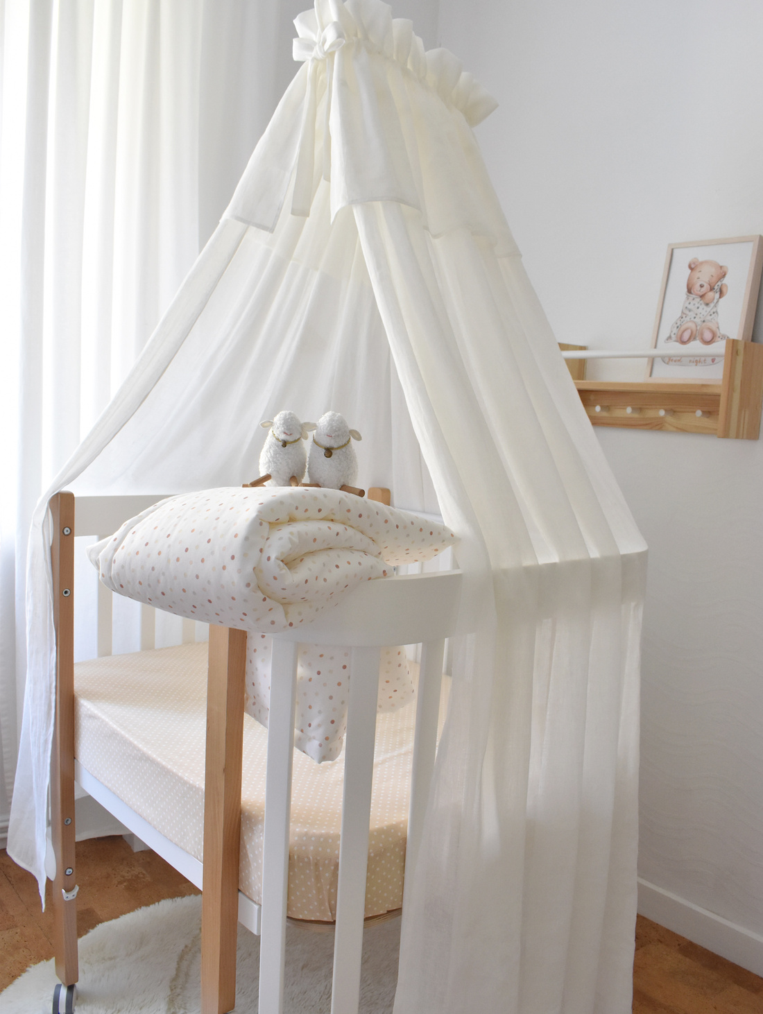 Балдахин из льняной вуали - фотография товара