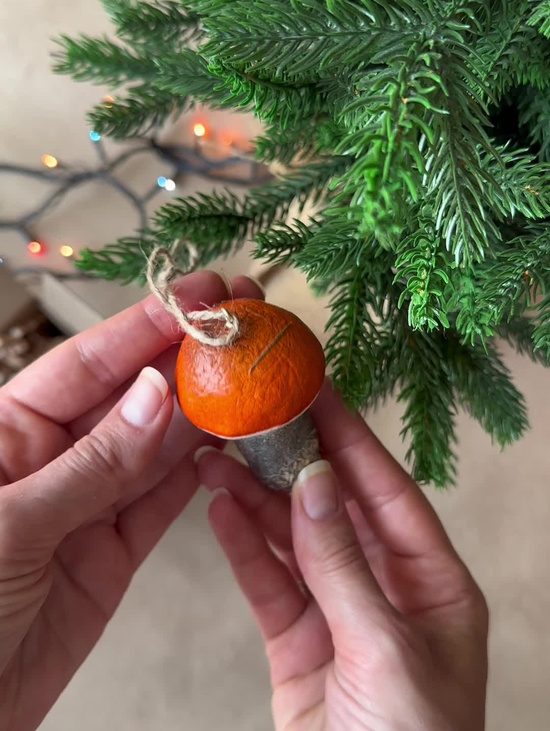 Ёлочная игрушка Гриб подосиновик большой