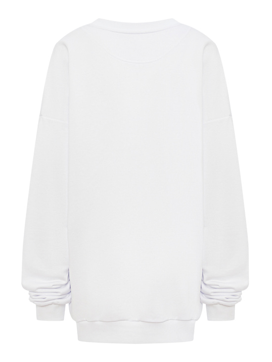 Свитшот SWEATSHIRT LONG SLEEVE NAME WHITE