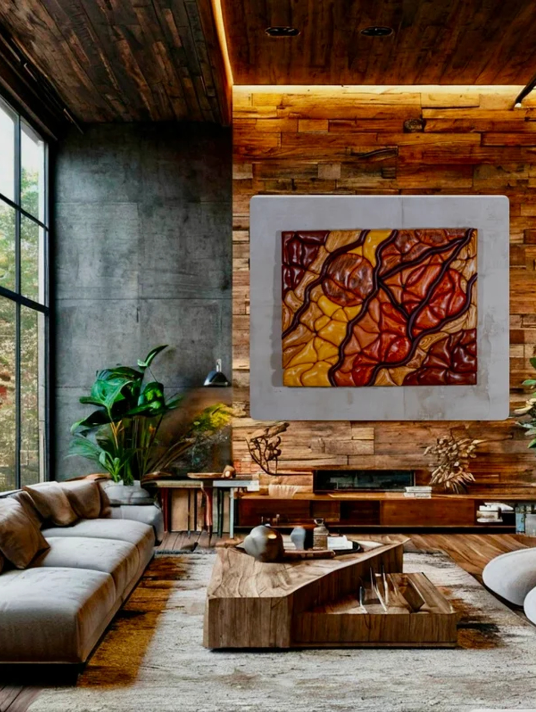 Панно "Нейрографическая композиция N1" - фотография товара