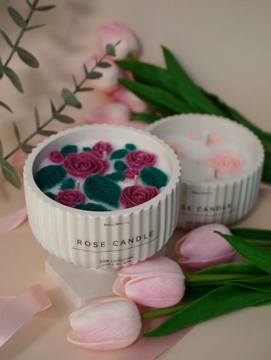 Аромасвеча "Rose candle"