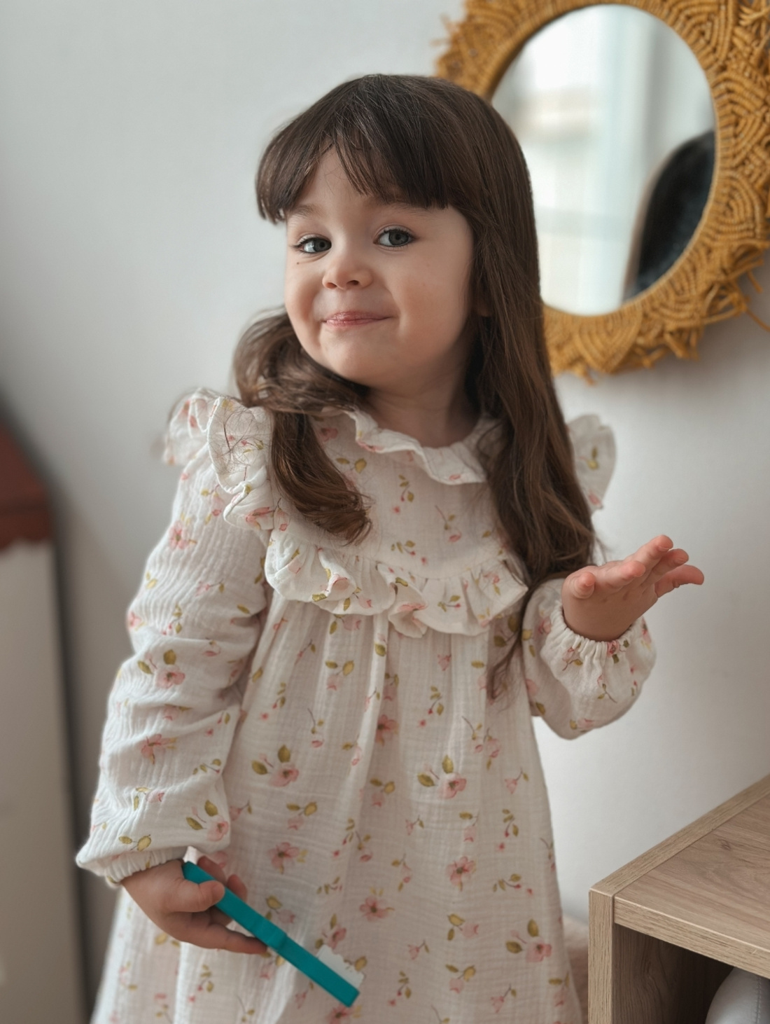 Платье "Амели" из муслина - фотография товара