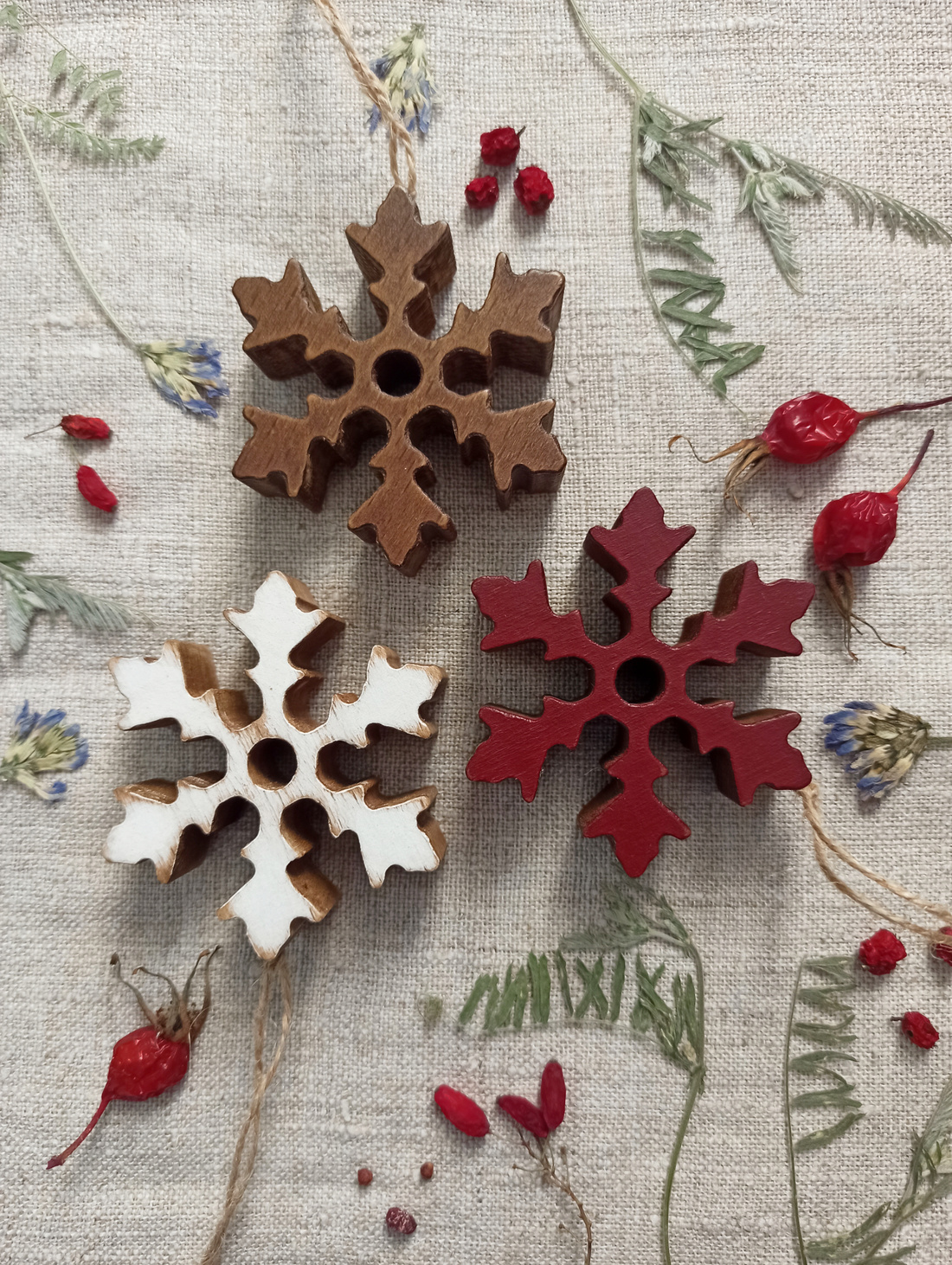 Елочная игрушка "Снежинка 7" - фотография товара