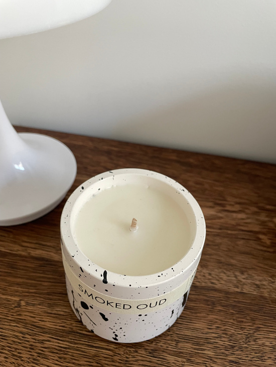 Свеча GIPS «SMOKED OUD» брызги