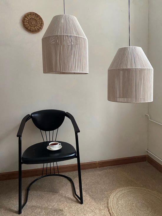 Светильник плетеный «Айвори»