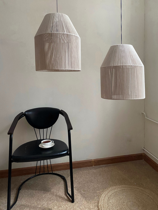 Светильник плетеный «Айвори»