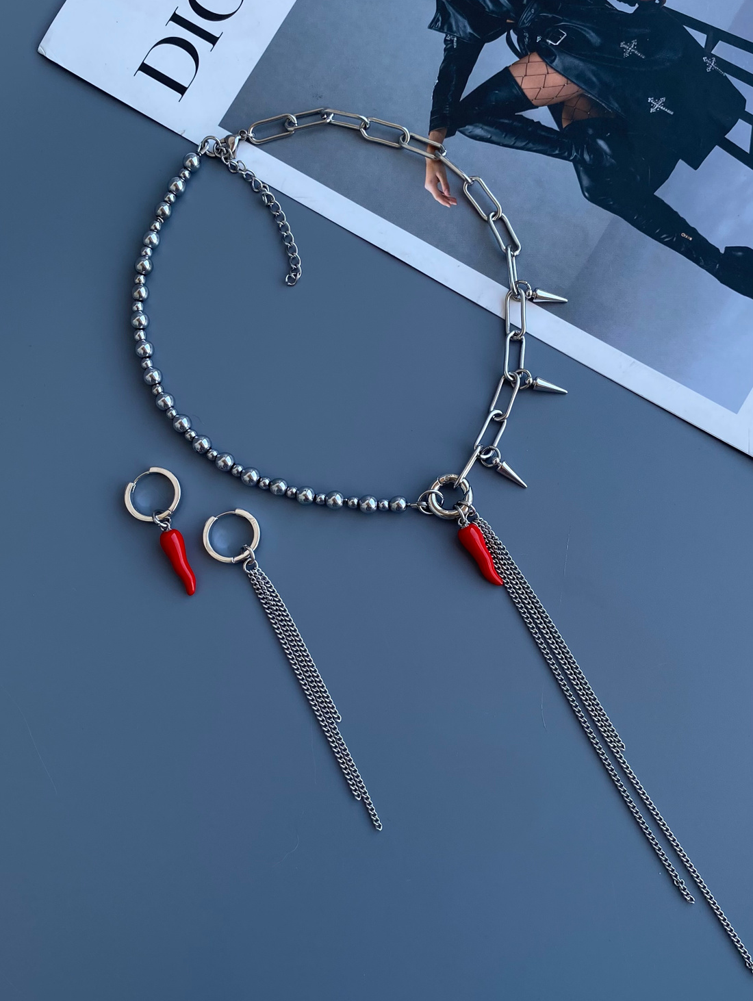 Комплект украшений «Перчик» - фотография товара