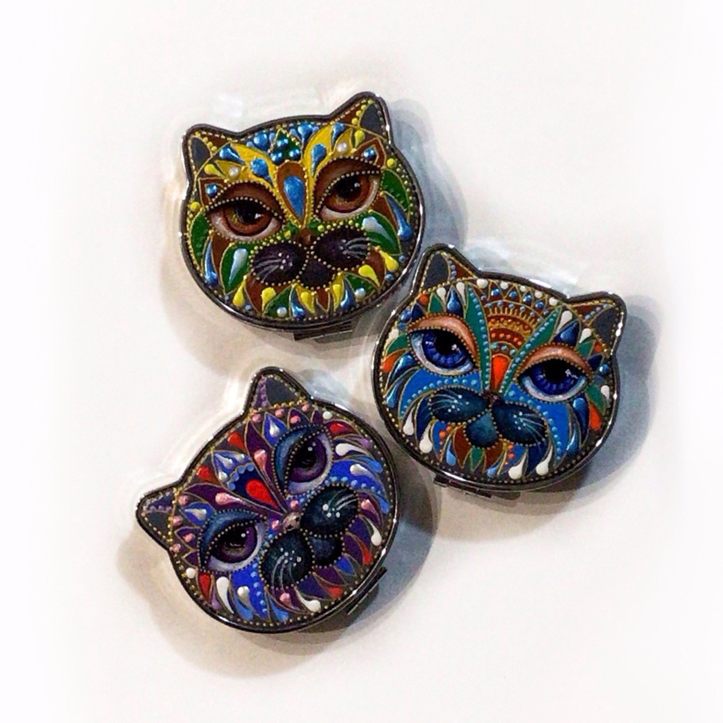 Зеркальца карманные "Аманда, Линда и Роуз" - фотография товара