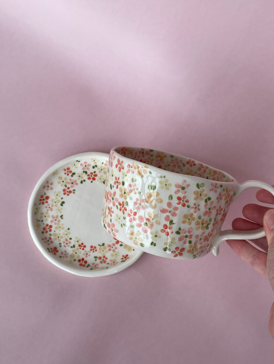 Чайная пара «Цветочная поляна»