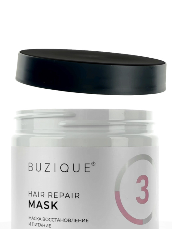 Маска BUZIQUE Hair Repair для кудрявых пористых сухих и обесцвеченных волос