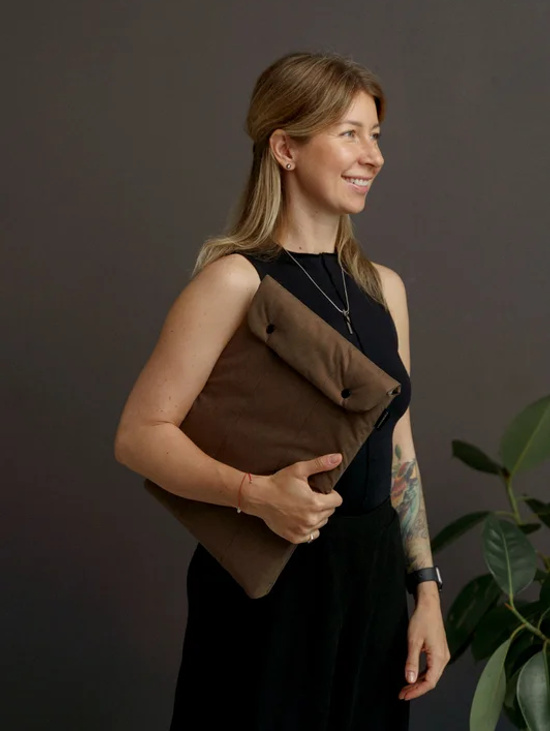 Чехол для MacBook 13/14, древесный