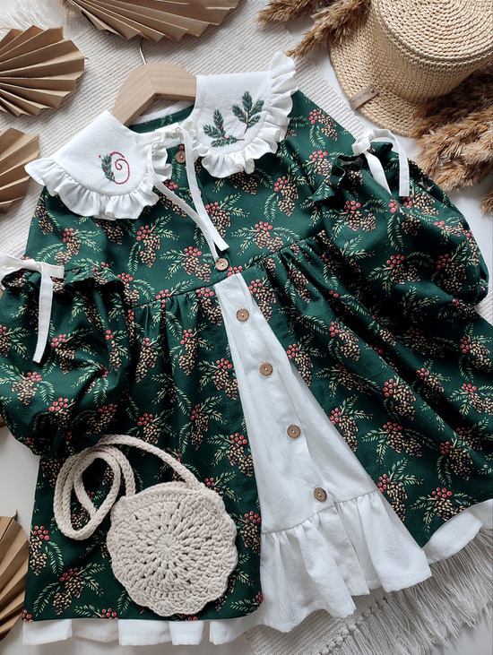 Платье "Тея" новогоднее с шишками